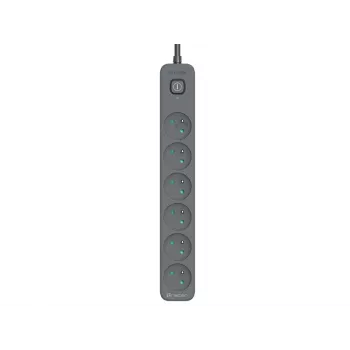 Pikendusjuhe TRACER TRALIS47025 1,8 m kaabel, 6 pistikupesa