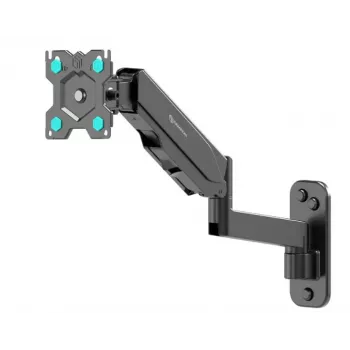 Seinamonitori kinnitus ONKRON G150-B kuni 34-tollistele (86,4 cm) ekraanidele, VESA 75x75–100x100, kuni 8 kg, kallutus ±35°, kõrgus reguleeritav, must