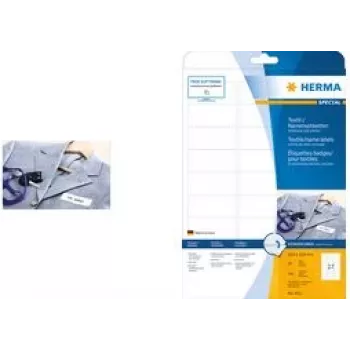 Isekleepuv silt HERMA 4519 Ümar ristkülik Valge