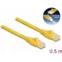 Võrgukaabel DeLOCK RJ45 Cat.6A U/UTP 0,5 m kollane