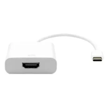HDMI–HDMI kaabel Garbot 0,2 m valge (USB-C–HDMI adapterkaabel, 20 cm)