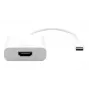 HDMI–HDMI kaabel Garbot 0,2 m valge (USB-C–HDMI adapterkaabel, 20 cm)