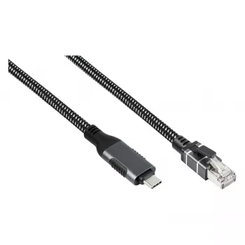 Good Connections Ethernet-kaabel USB-C RJ45, antratsiit, 3,0m