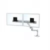 Lauakinnitus Ergotron LX seeria kahe otsese kuvari hoide 63,5 cm (25 tolli) valge