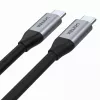 UNITEK C14091ABK USB-kaabel USB 3.2 Gen 2 2 m USB-C must