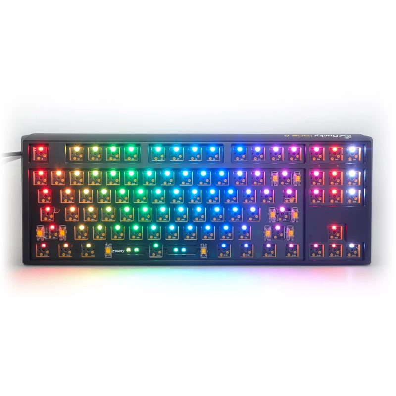 Ducky One 3 Hot-Swap Barebone TKL klaviatuur mängimiseks USB US English must