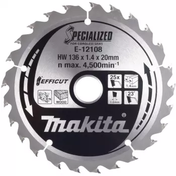 Makita E-12120 EFFICUT saeleht 136x20x25Z (E-12120)