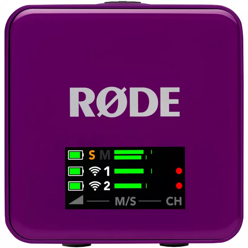 RØDE Wireless GO III lilla - juhtmevaba mikrofonsüsteem (lilla)
