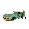 Car Jada Toys Street Fighter 1969 Chevrolet 1:24 Metallist Roheline