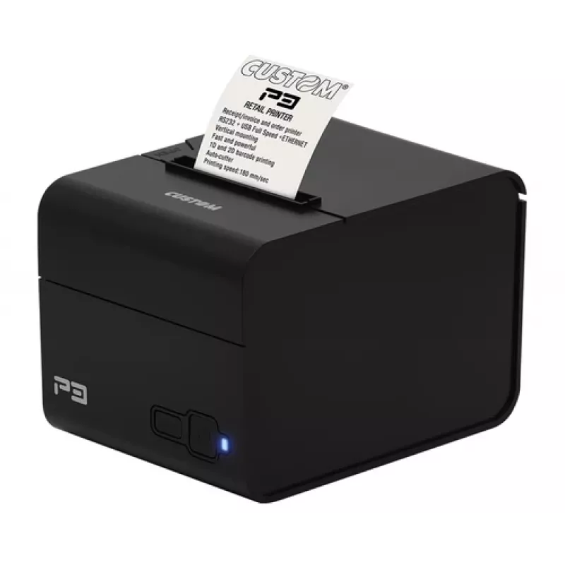 Custom PRINTER P3X 80MM ETH USB RS232 - POS-printer - termosiirdetrükk