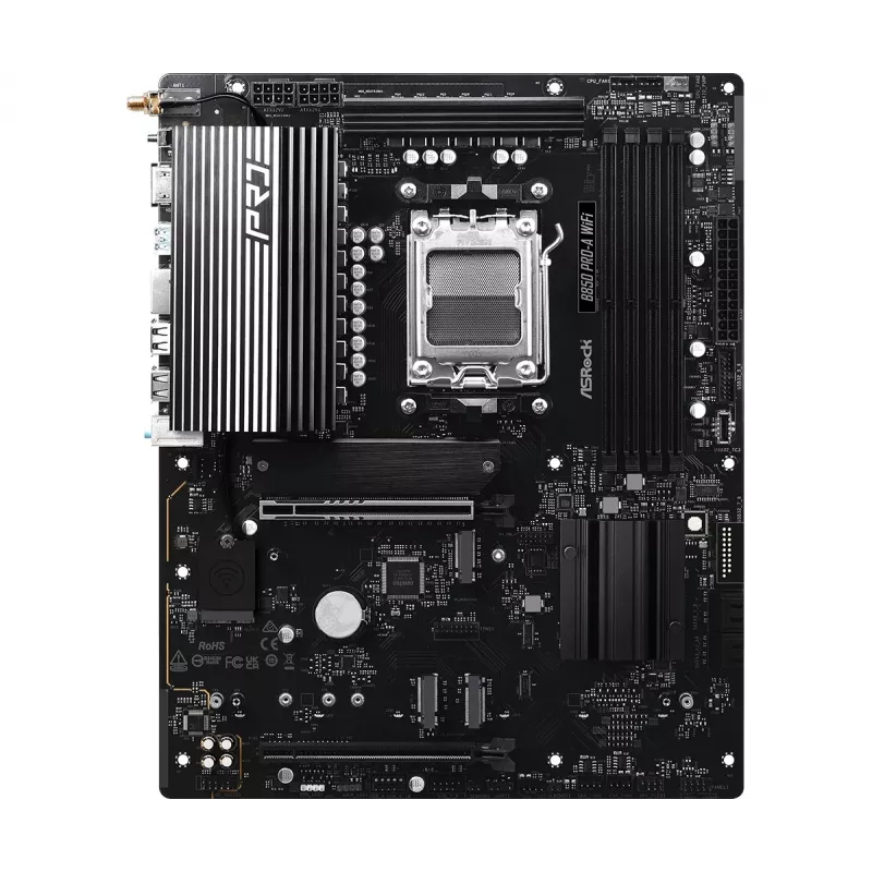 Emaplaat ASRock B850 Pro-A WiFi AMD B850 Socket AM5 ATX