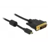 Videokaabli adapter DeLOCK 83586 Micro-HDMI - DVI-D 2 m must