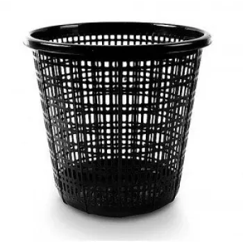 Prügikast 10 l, must, plastik