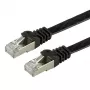 VALUE - patch-kaabel - RJ-45 (M) kuni RJ-45 (M) - 5 m - FTP - CAT 6a - halogeenivaba, vormitud, keerdunud, lame - must (21.99.0835)