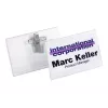 Vastupidav PVC Combi Clip nimesilt Durable 8101-19