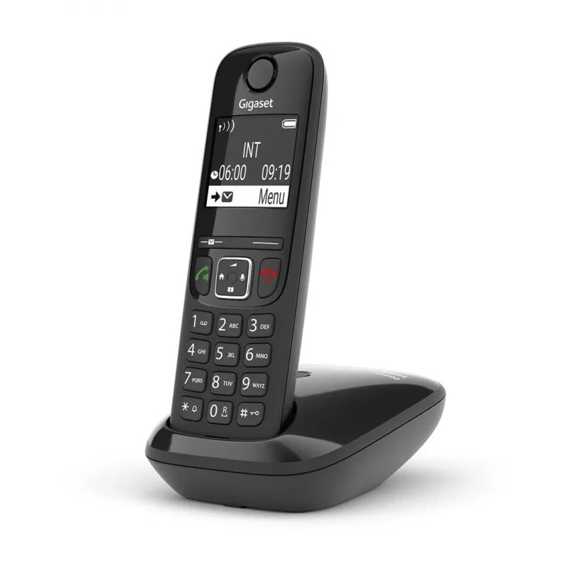 Analoog-/DECT-telefon Gigaset AS690 helistaja ID-ga juhtmeta telefonitoru must