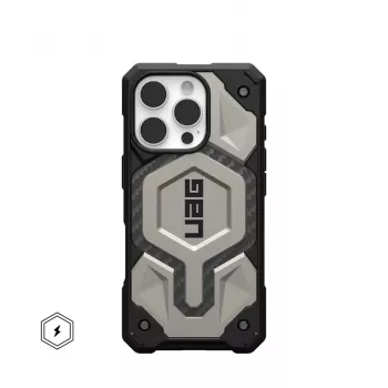 Urban Armor Gear Monarch Pro mobiiltelefoni ümbris 16 cm (6.3) kate Titanium