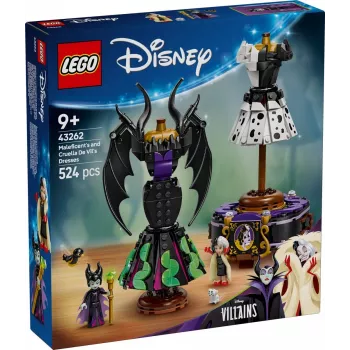 LEGO DISNEY 43262 Maleficenti ja Cruella de Vili kleidid