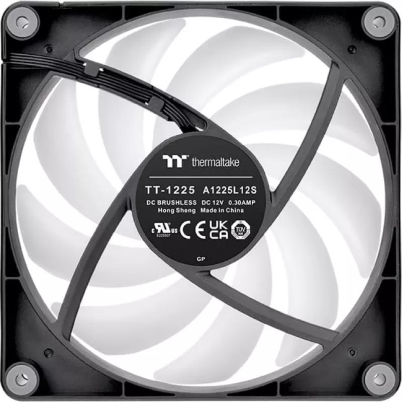 Thermaltake CT120 Reverse ARGB 120mm korpuse ventilaatorid, 2 tk, must
