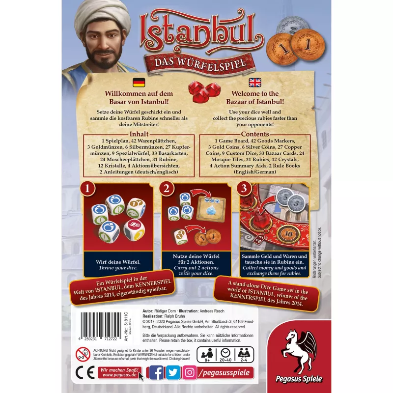 Istanbul - Das Dice Game, lauamäng