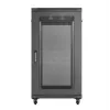 19-tolline rack-kapp LANBERG FF01-6222-23B 22U 600x1200 mm must perforeeritud ustega