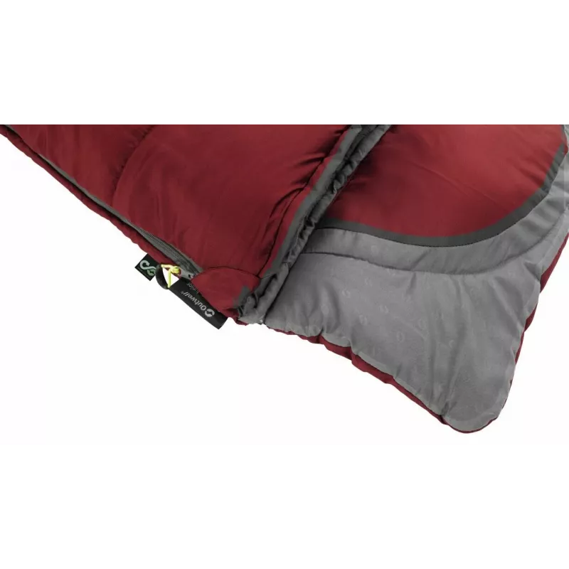 Magamiskott Outwell Contour Junior ristkülikukujuline polüester 170 cm x 70 cm, punane