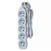 Pikendusjuhe ESPERANZA ELK207W — 1,5 m kaabel, 5 tüüp E vahelduvvoolu pistikupesa, siseruumidesse, 220–250 V