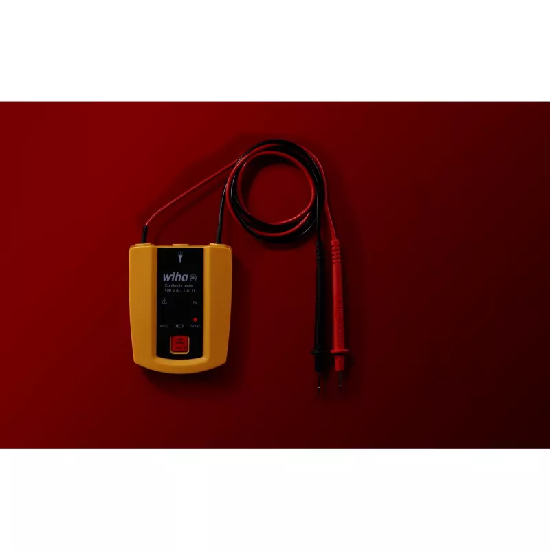 Durchgangsprüfer 45222, kuni 400 V AC, CAT II, mõõteseade kollane/must