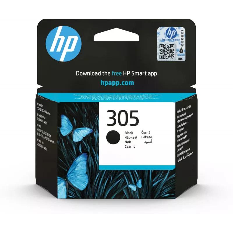 HP 305 must originaalne tindikassett, must, 1 tk, 120 lehekülge