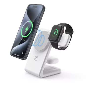Juhtmeta laadija 3in1 MagSafe iPhone'ile, Apple Watchile ja AirPodsidele Crong