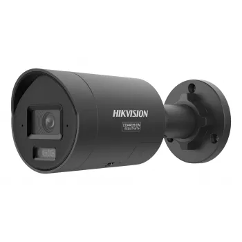 IP turvakaamera Hikvision Pro Series ColorVu 4 MP fikseeritud mini kuulkaamera, 1/1,8-tolline CMOS, 111,1° H, 30 kaadrit/s, juhtmega, seinale kinnitatav, must