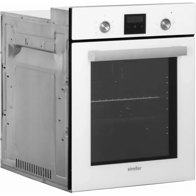 Sisseehitatud ahi SIMFER 4207DERBB.1 — 47 L, multifunktsionaalne, manuaaljuhtimine, 45 cm, valge