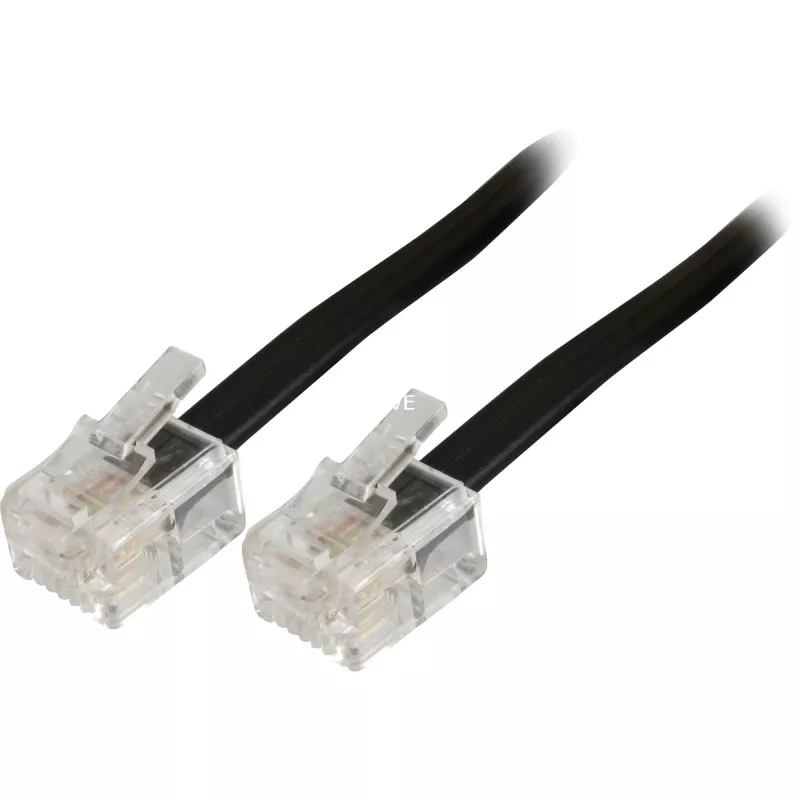 Modulaarne telefonikaabel Goobay 50317 RJ-11 RJ-11 3 m must