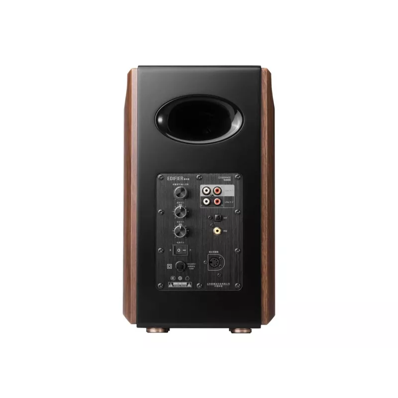 Kõlar Edifier S2000MKIII 2.0, 130 W RMS, Juhtmega ja juhtmevaba, Must/Puit