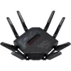 ASUS ROG Rapture GT-BE98 traadita ruuter 10 Gigabit Ethernet neljasagedusriba (2,4 GHz / 5 GHz-1 / 5 GHz-2 / 6 GHz) Must