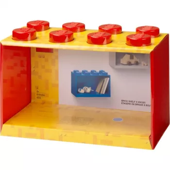 Room Copenhagen LEGO Brick Shelf 8 Shelf 41151730 (Punane)