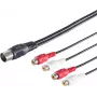 ShiverPeaks Diodenstecker 10231 5-kontaktiline 4 RCA kaabliadapter, 0,20 m