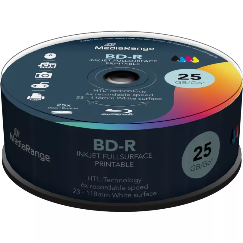 BD-R tühi Blu-ray plaat MediaRange MR515