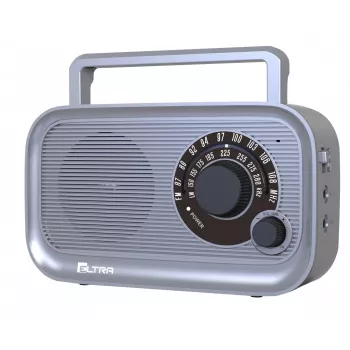 Kaasaskantav Eltra HANIA hall FM/AM raadio, kompaktne disain, patareitoitega