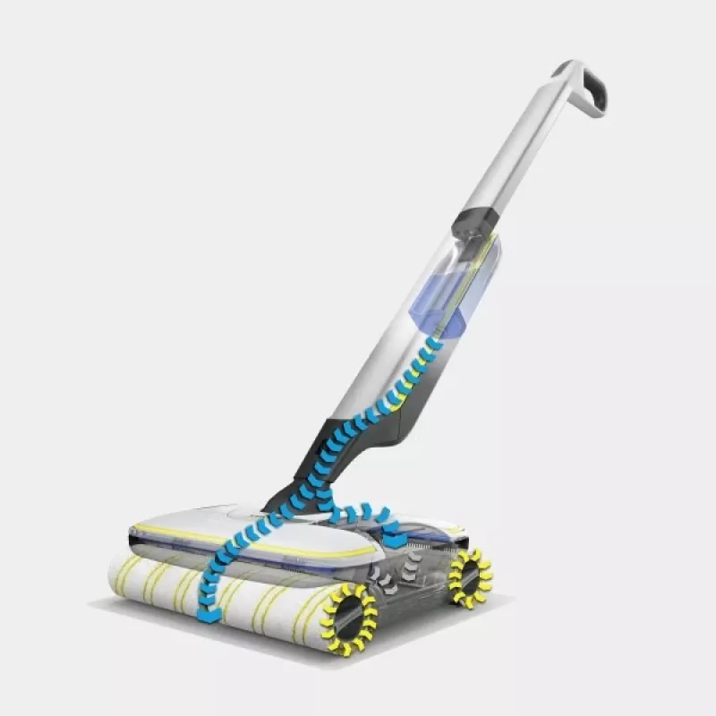 Kärcher FC 7 CORDLESS Elektrihari aku märgpuhastusega ilma tolmukotita must, valge, kollane 2,85 Ah
