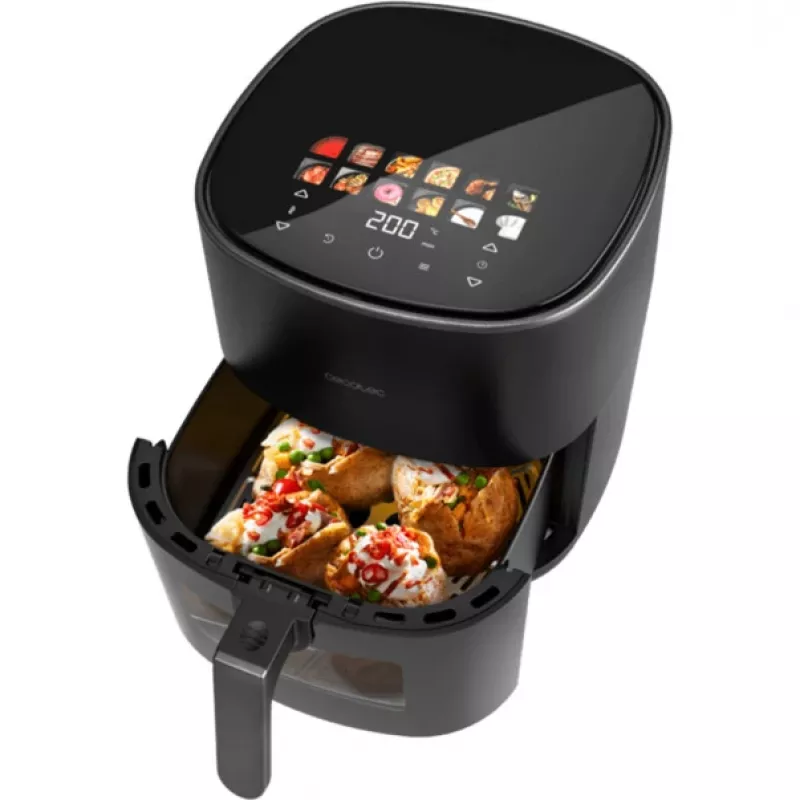 Kuumaõhufritüür Cecotec Cecofry&Grill Duoheat 6500, 6,5 L, 2200 W, puute-LCD, must