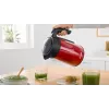 Elektriline veekeetja Bosch TWK7L464 — 1,7 L maht, 2400 W, punane, plastikust korpus