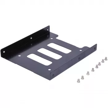 Kinnitusraam ultron Sisemine 1x2,5 SSD/HDD Metall must (377213)
