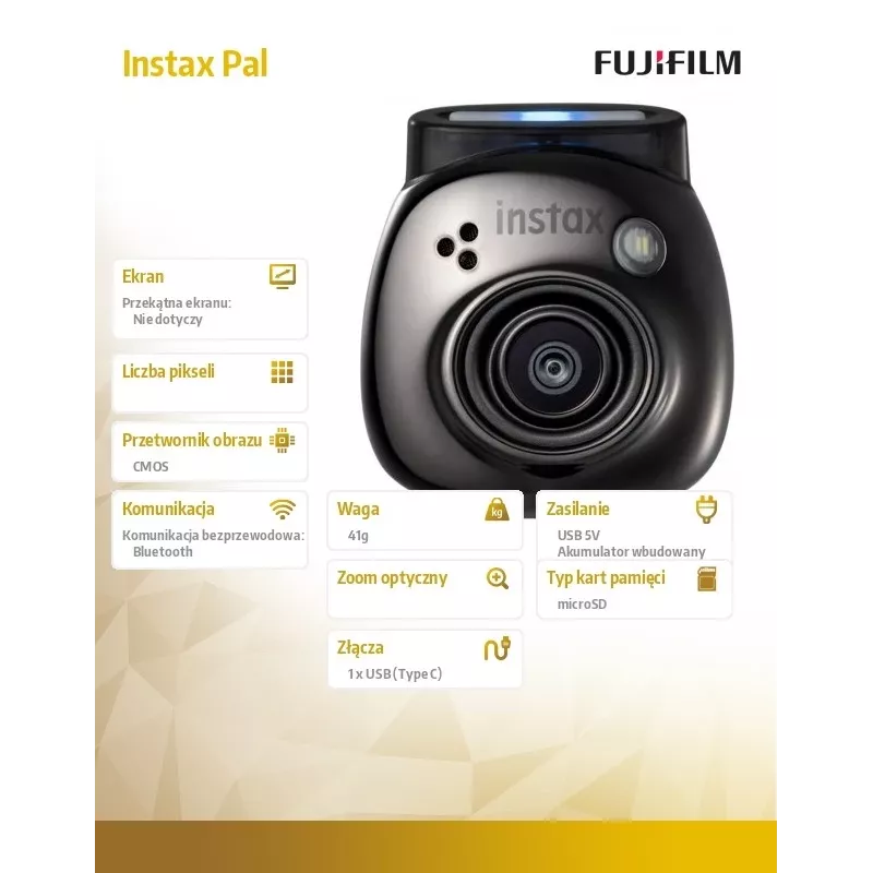 Kaamera Fujifilm Pal 1/5 tolli 2560 x 1920 pikslit CMOS must