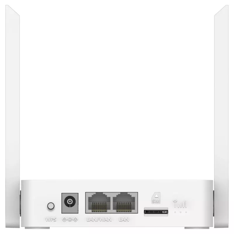 Lauaarvuti traadita ruuter Cudy LT300_EU — 300 Mbit/s, üheribaline 2,4 GHz, NanoSIM, 1 WAN, 4 LAN porti