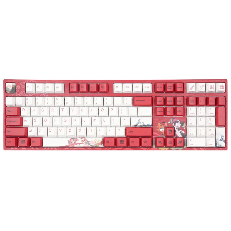 Varmilo VEA108 Koi mänguklaviatuur, MX-Brown, valge LED – USA paigutus