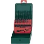Puuriterakomplekt Metabo HSS Metal 19 tk DIN 338, silindriline vars (627151000)