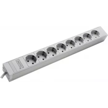Toitejaotusseade DIGITUS DN-19 PDU-8 230V, 8 pistikupesa, racki paigaldatav