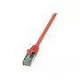 Logilink - ühenduskaabel - RJ-45 (M) RJ-45 (M) - 7,5 m - fooliumiga varjestamata keerdpaar (F/UTP) - CAT 5e - punane (CP1084S)