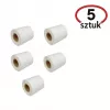 Termosildid BESTPAK 60 x 40 mm, otse termo, HotMelt liim, 1000 silti rullis, valge